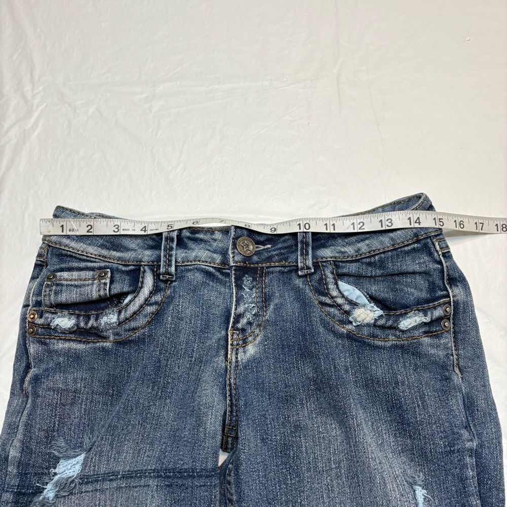 Vanilla Star Flare Distressed Jeans Women’s 7 - Picture 7 of 11